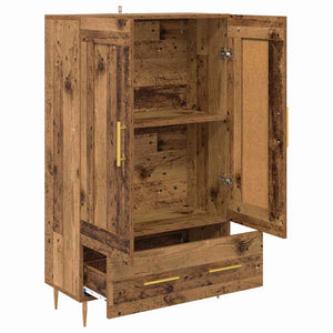 Highboard Παλιό Ξύλο 69,5 x 31 x 115 εκ. Επεξεργασμένο ξύλο - Pakobazaar