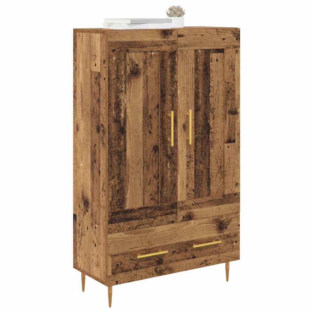 Highboard Παλιό Ξύλο 69,5 x 31 x 115 εκ. Επεξεργασμένο ξύλο - Pakobazaar