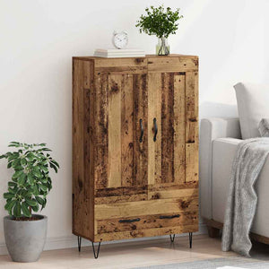 Highboard Παλιό Ξύλο 69,5 x 31 x 115 εκ. Επεξεργασμένο Ξύλο
