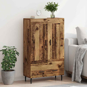 Highboard Παλιό Ξύλο 69,5 x 31 x 115 εκ. Επεξεργασμένο Ξύλο