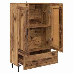 Highboard Παλιό Ξύλο 69,5 x 31 x 115 εκ. Επεξεργασμένο Ξύλο