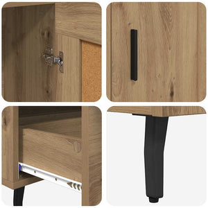 Highboard Artisan Oak 69,5 x 31 x 115 εκ. Επεξεργασμένο Ξύλο
