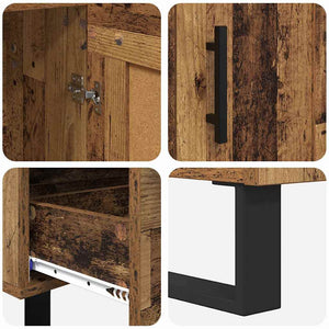 Highboard Παλιό Ξύλο 69,5 x 31 x 115 εκ. Επεξεργασμένο ξύλο - Pakobazaar