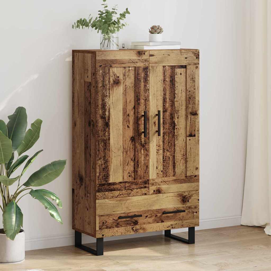 Highboard Παλιό Ξύλο 69,5 x 31 x 115 εκ. Επεξεργασμένο ξύλο - Pakobazaar