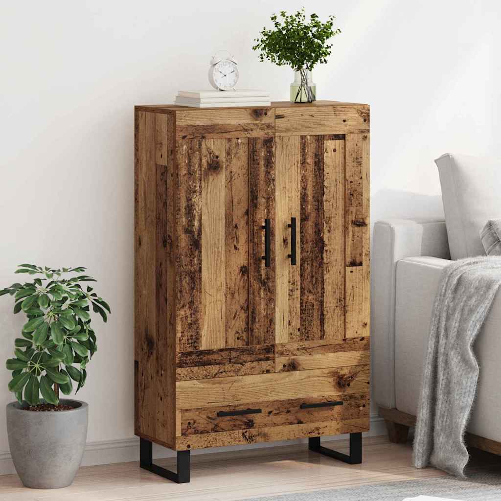 Highboard Παλιό Ξύλο 69,5 x 31 x 115 εκ. Επεξεργασμένο ξύλο - Pakobazaar