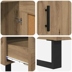Highboard Artisan Oak 69,5 x 31 x 115 εκ. Επεξεργασμένο ξύλο - Pakobazaar