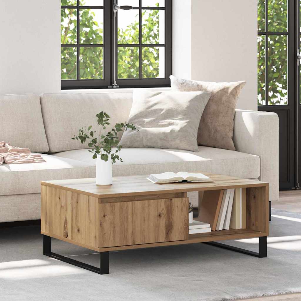 Τραπεζάκι σαλονιού Artisan Oak 90 x 60 x 35 cm - Pakobazaar