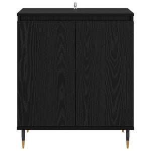 Πλαϊνό γραφείο Μαύρη Οξυά 60 x 35 x 70 cm Επεξεργασμένο ξύλο - Pakobazaar
