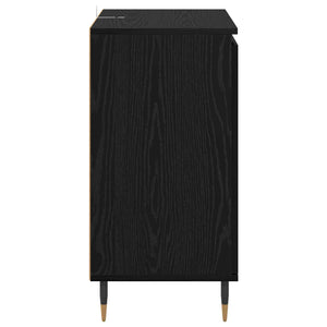 Πλαϊνό γραφείο Μαύρη Οξυά 60 x 35 x 70 cm Επεξεργασμένο ξύλο - Pakobazaar