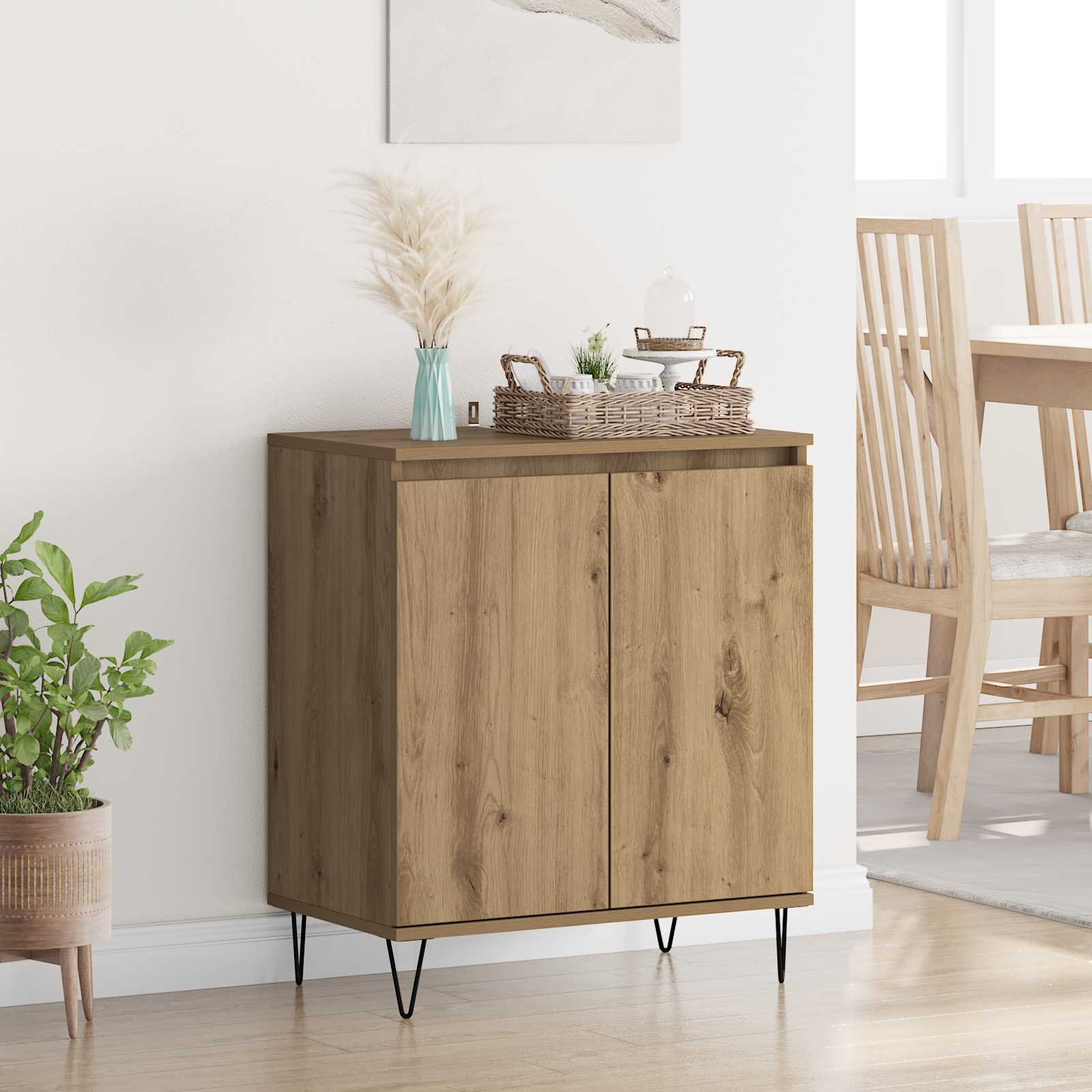 Πλαϊνό γραφείο Artisan Oak 60 x 35 x 70 cm Επεξεργασμένο ξύλο - Pakobazaar