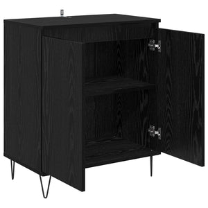 Πλαϊνό γραφείο Μαύρη Οξυά 60 x 35 x 70 cm Επεξεργασμένο ξύλο - Pakobazaar