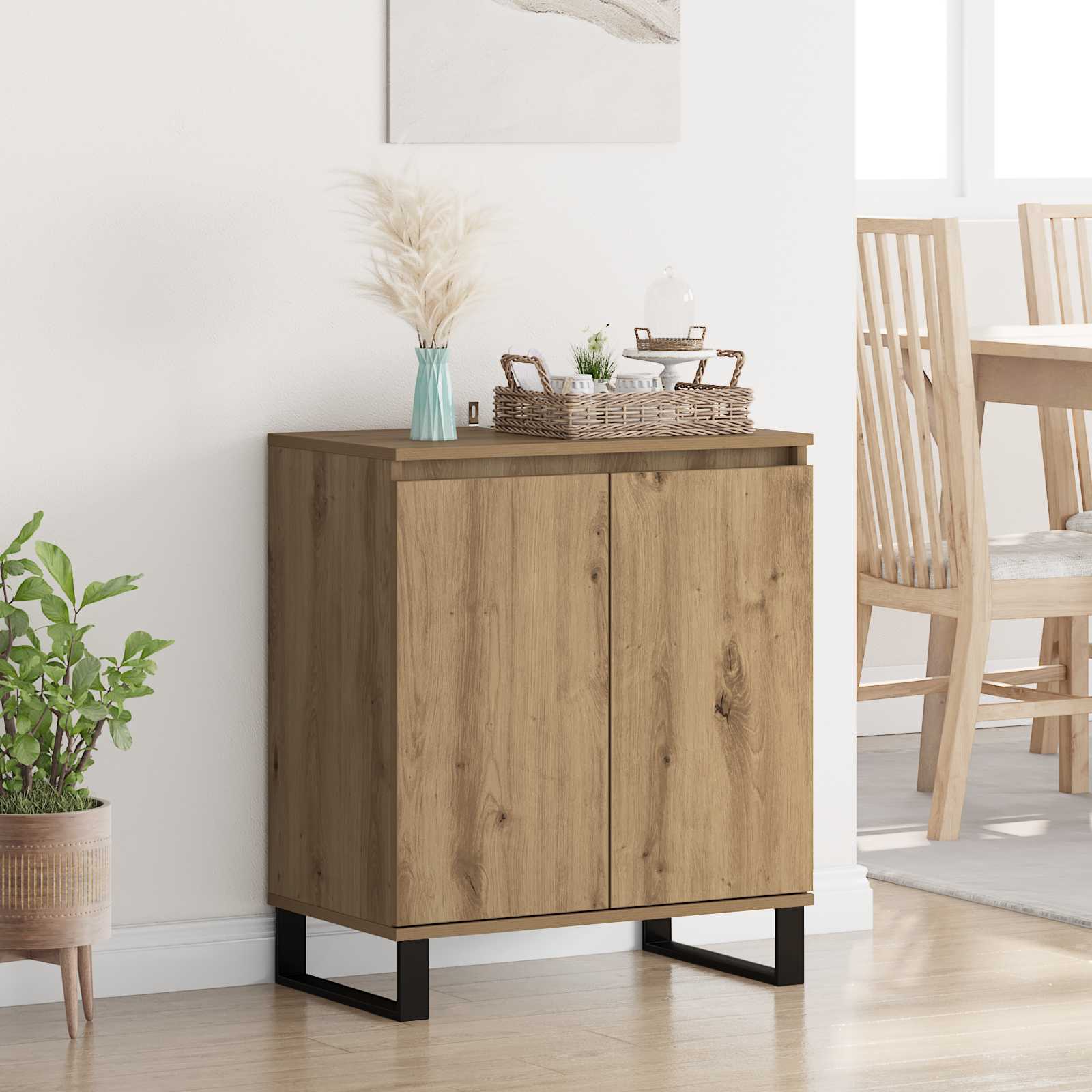 Πλαϊνό γραφείο Artisan Oak 60 x 35 x 70 cm Επεξεργασμένο ξύλο - Pakobazaar
