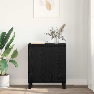 Πλαϊνό γραφείο Μαύρη Οξυά 60 x 35 x 70 cm Επεξεργασμένο ξύλο - Pakobazaar