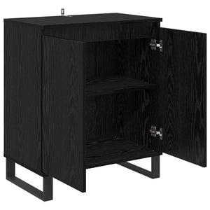 Πλαϊνό γραφείο Μαύρη Οξυά 60 x 35 x 70 cm Επεξεργασμένο ξύλο - Pakobazaar