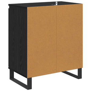 Πλαϊνό γραφείο Μαύρη Οξυά 60 x 35 x 70 cm Επεξεργασμένο ξύλο - Pakobazaar