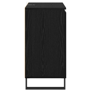 Πλαϊνό γραφείο Μαύρη Οξυά 60 x 35 x 70 cm Επεξεργασμένο ξύλο - Pakobazaar