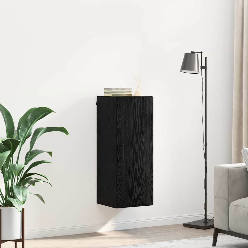 Επιτοίχιο ντουλάπι Μαύρη Οξυά 34,5 x 34 x 90 εκ. - Pakobazaar