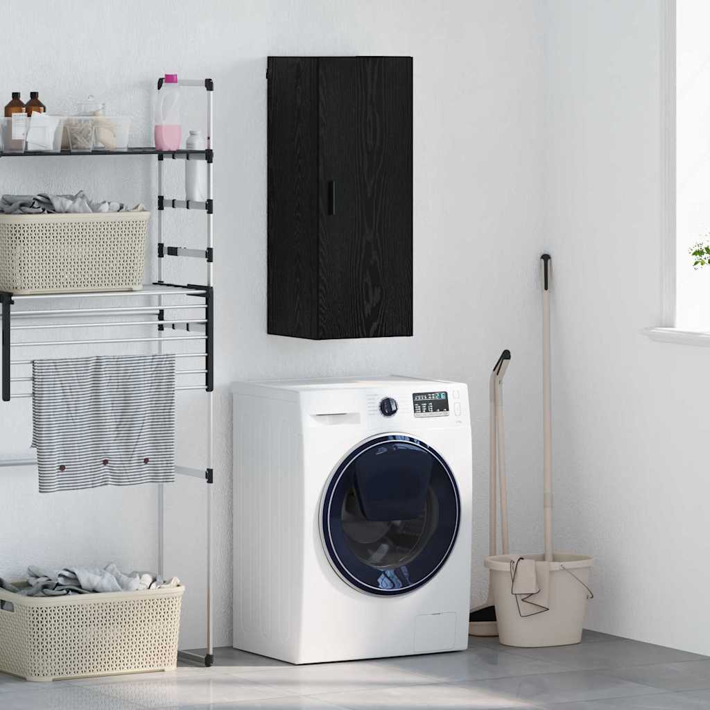 Επιτοίχιο ντουλάπι Μαύρη Οξυά 34,5 x 34 x 90 εκ. - Pakobazaar