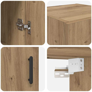 Επιτοίχιο ντουλάπι Artisan Oak 34,5 x 34 x 90 εκ.