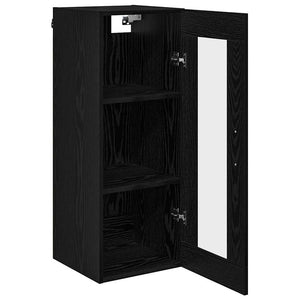 Επιτοίχιο ντουλάπι Μαύρη Οξυά 34,5 x 34 x 90 εκ.