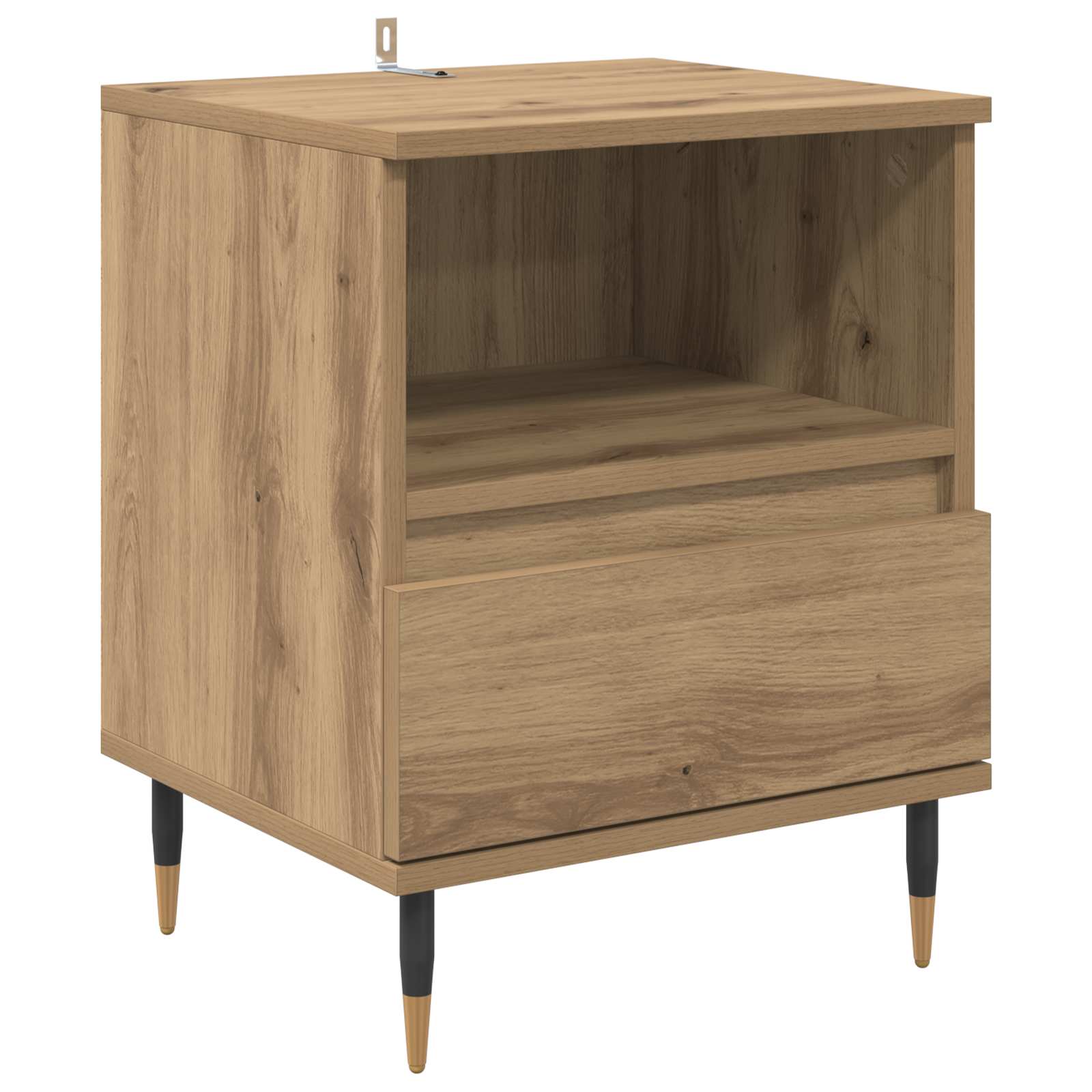 Κομοδίνο 2 pcs Artisan Oak 40 x 35 x 50 εκ. Επεξεργασμένο ξύλο - Pakobazaar