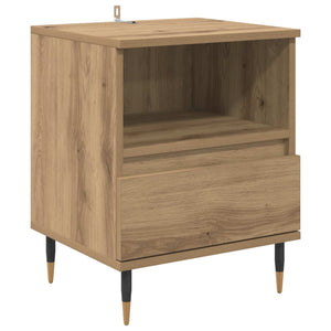 Κομοδίνο 2 pcs Artisan Oak 40 x 35 x 50 εκ. Επεξεργασμένο ξύλο - Pakobazaar