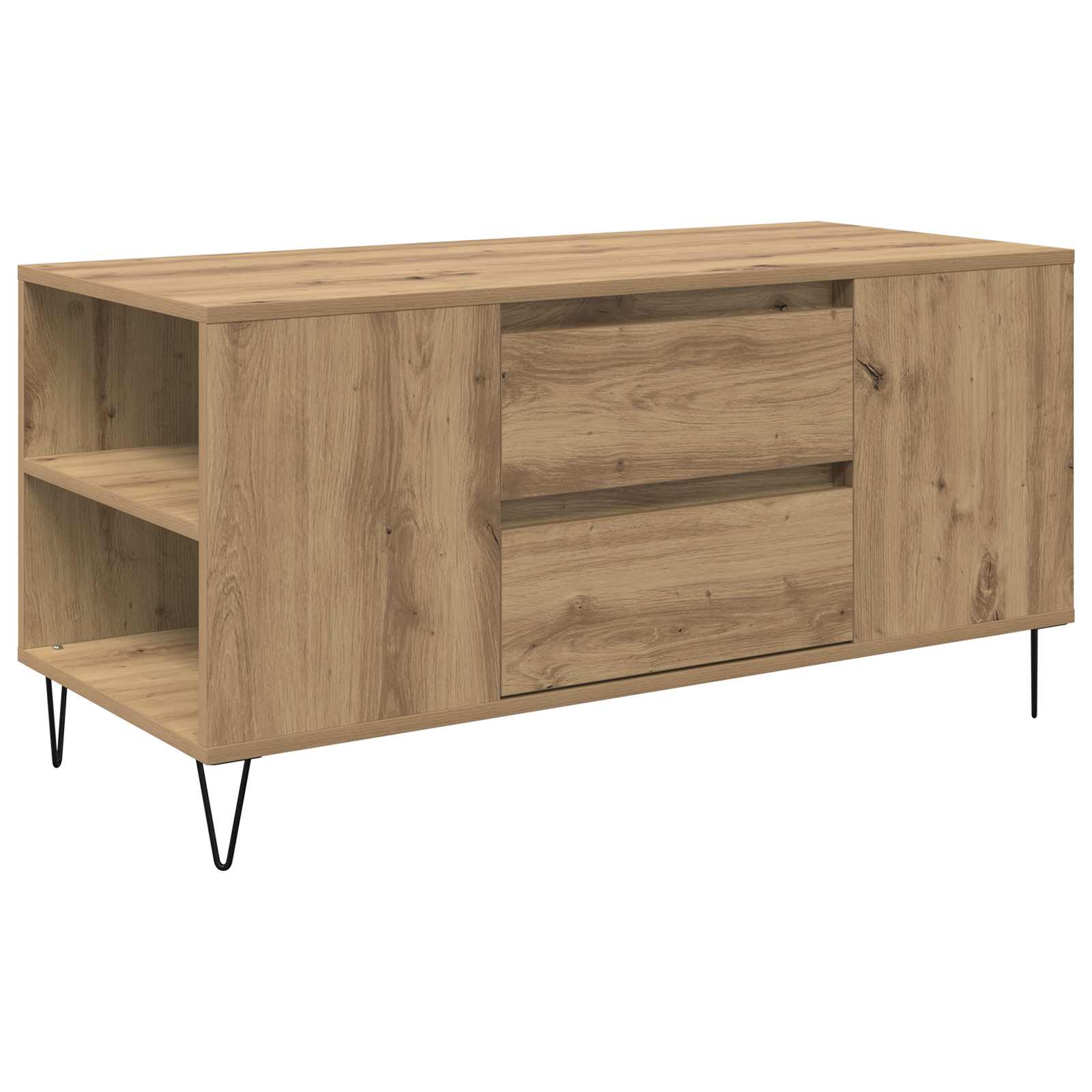 Τραπεζάκι σαλονιού με συρτάρι Artisan Oak 102 x 44,5 x 50 εκ - Pakobazaar