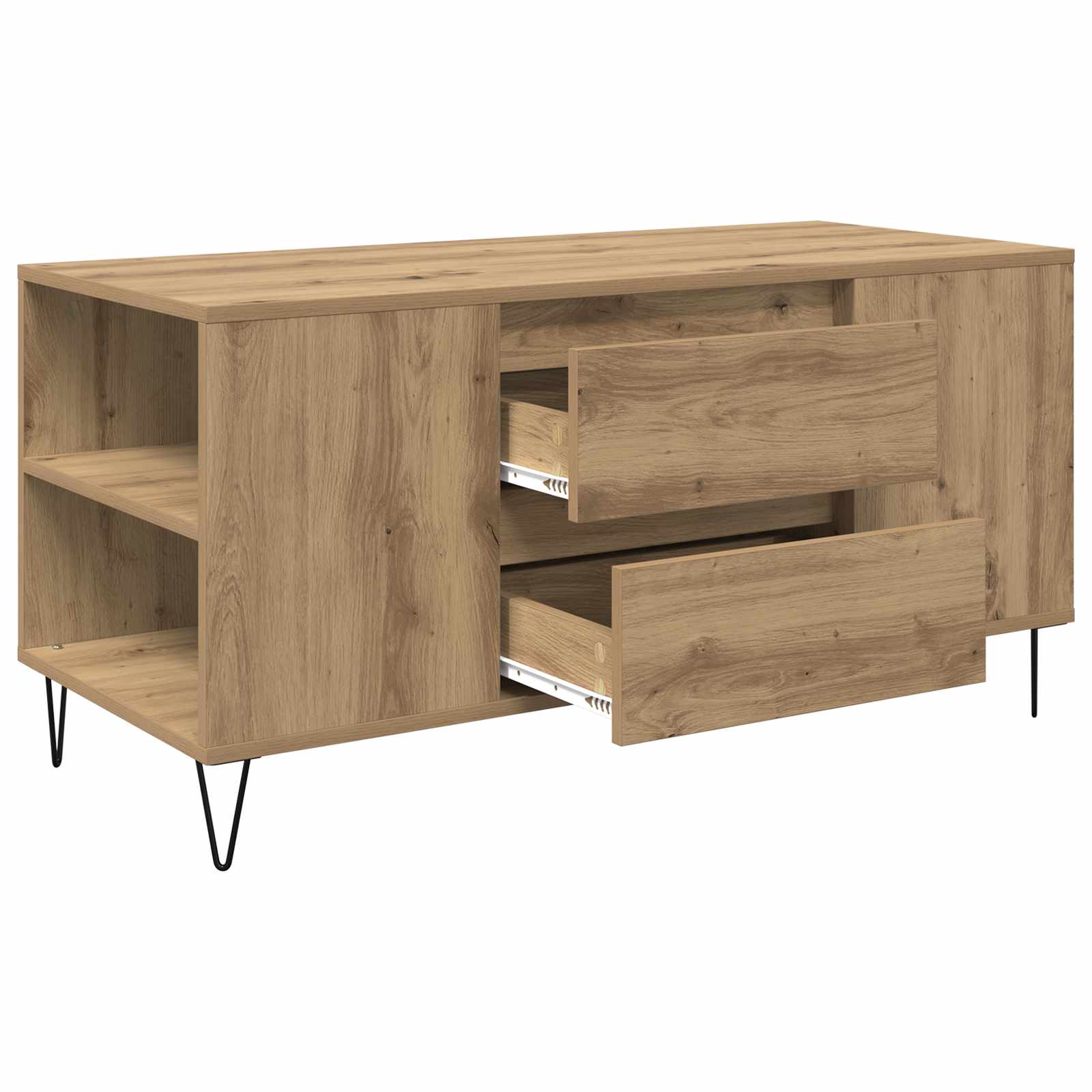 Τραπεζάκι σαλονιού με συρτάρι Artisan Oak 102 x 44,5 x 50 εκ - Pakobazaar