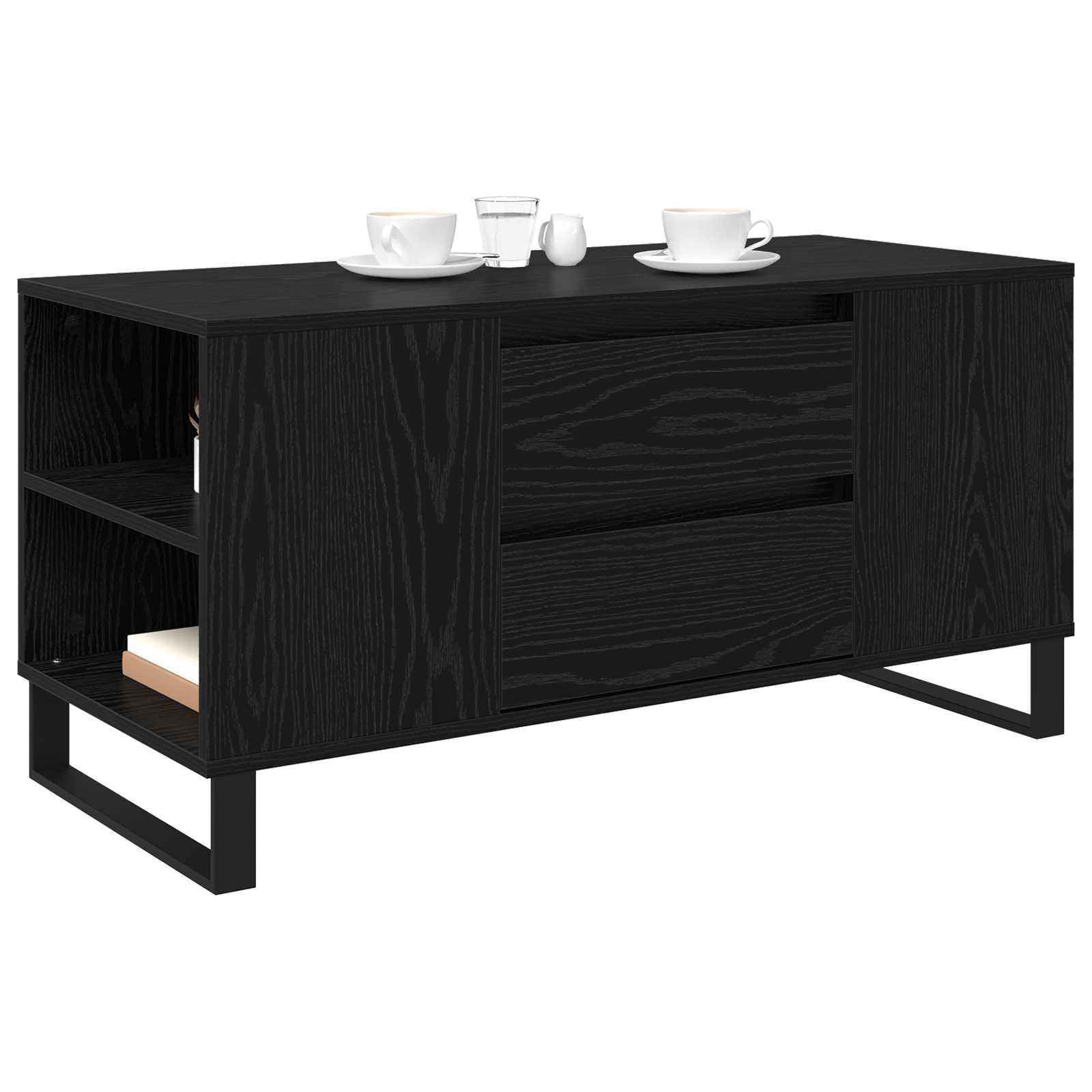 Τραπεζάκι σαλονιού Μαύρη Οξυά 102 x 44,5 x 50 εκ - Pakobazaar