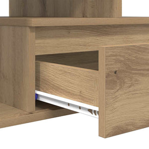 Τραπεζάκι σαλονιού με συρτάρι Artisan Oak 90 x 49 x 45 εκ - Pakobazaar