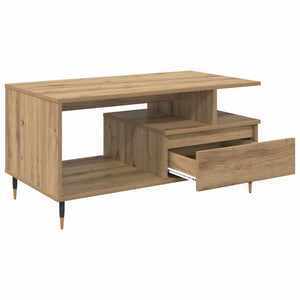 Τραπεζάκι σαλονιού με συρτάρι Artisan Oak 90 x 49 x 45 εκ - Pakobazaar