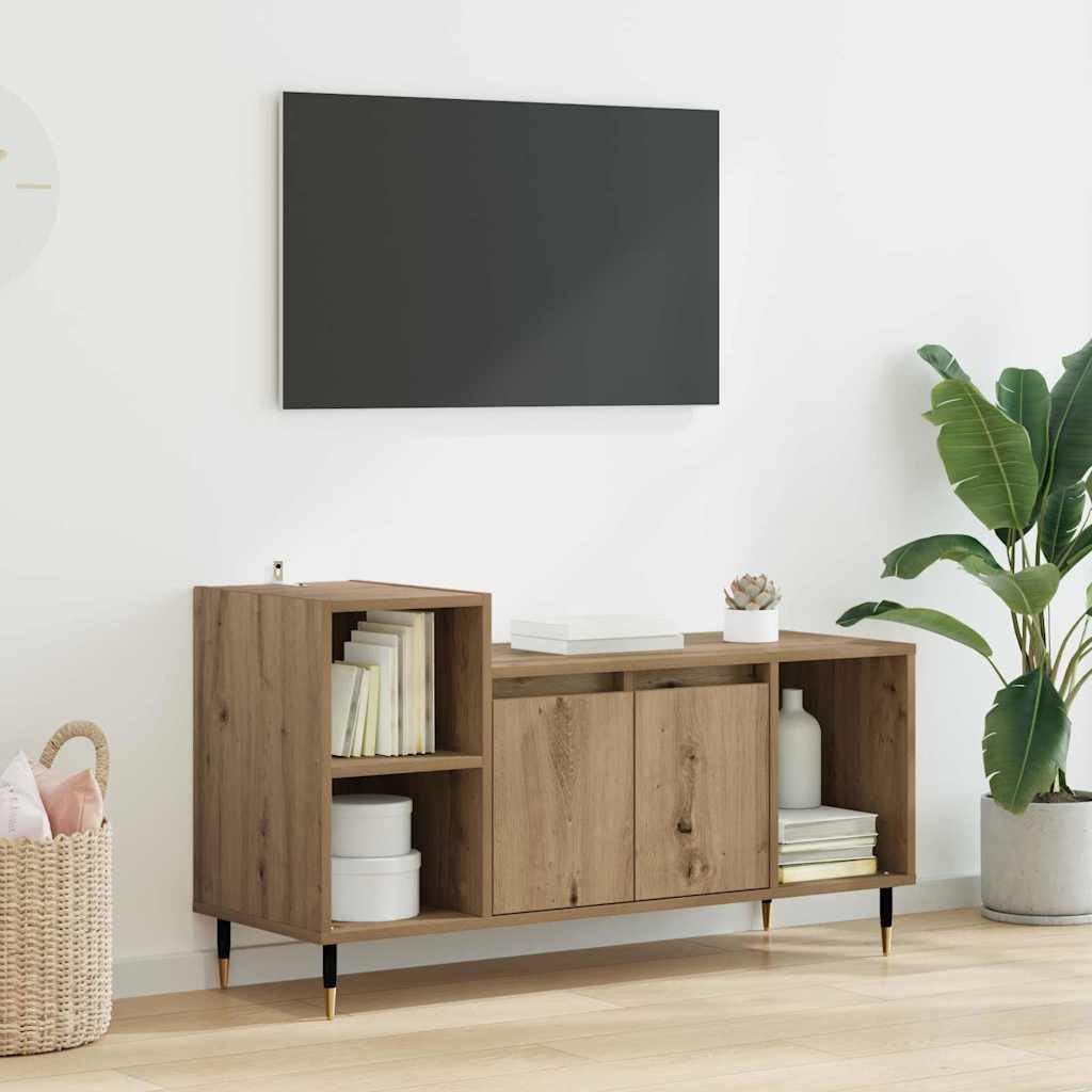 Ντουλάπι TV 100 x 35 x 55 εκ Artisan Oak Επεξεργασμένο ξύλο