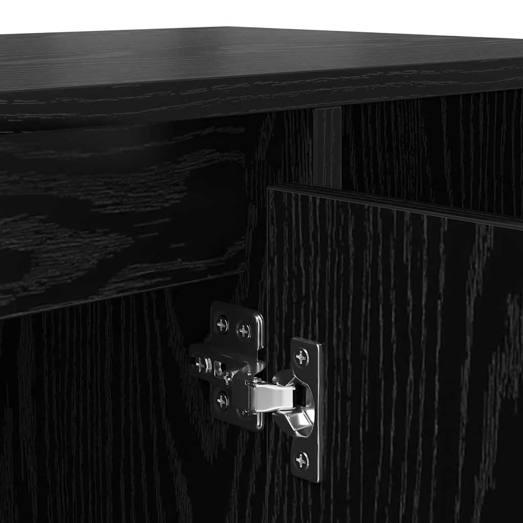 Ντουλάπι TV Μαύρη Οξυά 100 x 35 x 55 εκ Επεξεργασμένο ξύλο - Pakobazaar