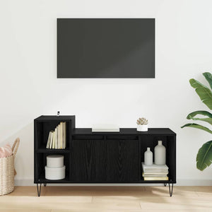 Ντουλάπι TV Μαύρη Οξυά 100 x 35 x 55 εκ Επεξεργασμένο ξύλο - Pakobazaar