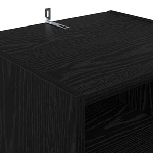 Ντουλάπι TV Μαύρη Οξυά 160 x 35 x 55 εκ. Επεξεργασμένο ξύλο - Pakobazaar