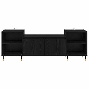 Ντουλάπι TV Μαύρη Οξυά 160 x 35 x 55 εκ. Επεξεργασμένο ξύλο - Pakobazaar
