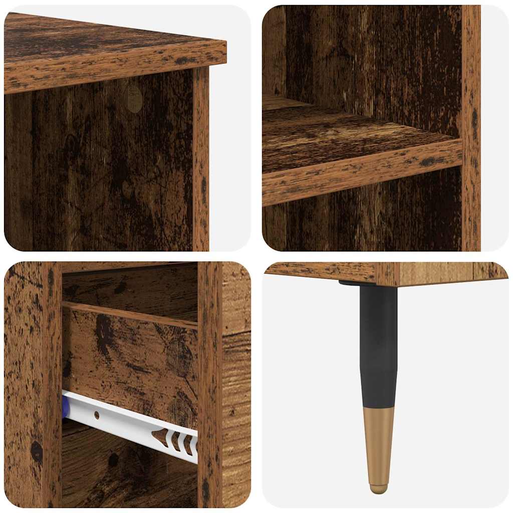 Highboard Παλιό Ξύλο 40 x 36 x 110 εκ. Επεξεργασμένο ξύλο