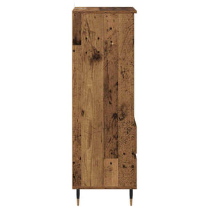 Highboard Παλιό Ξύλο 40 x 36 x 110 εκ. Επεξεργασμένο Ξύλο