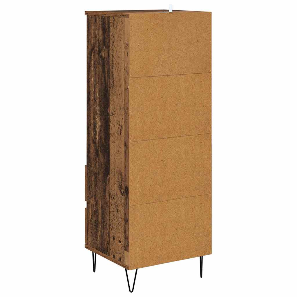 Highboard Παλιό Ξύλο 40 x 36 x 110 εκ. Επεξεργασμένο ξύλο