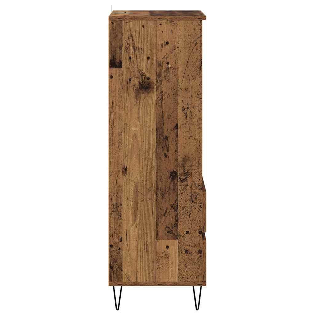 Highboard Παλιό Ξύλο 40 x 36 x 110 εκ. Επεξεργασμένο ξύλο