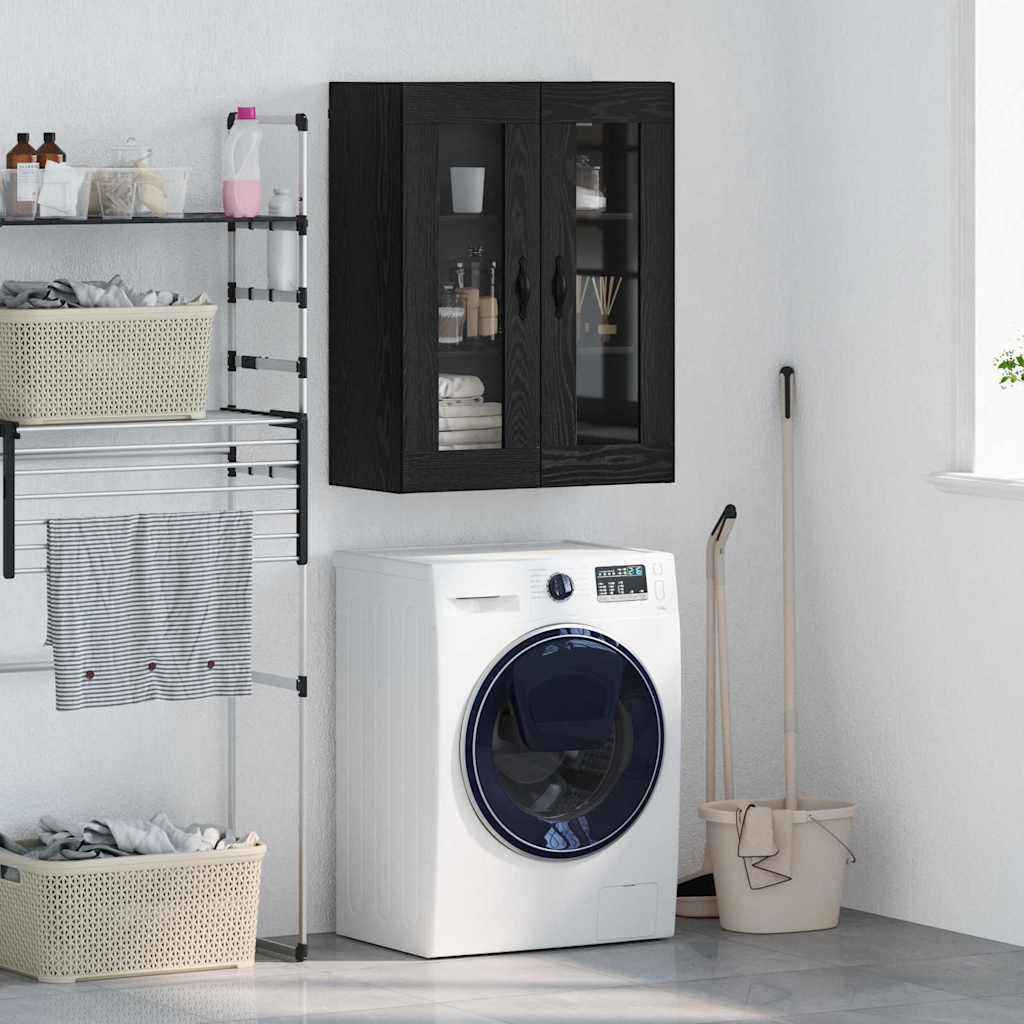 Επιτοίχιο ντουλάπι Μαύρη Οξυά 69,5 x 34 x 90 εκ. - Pakobazaar