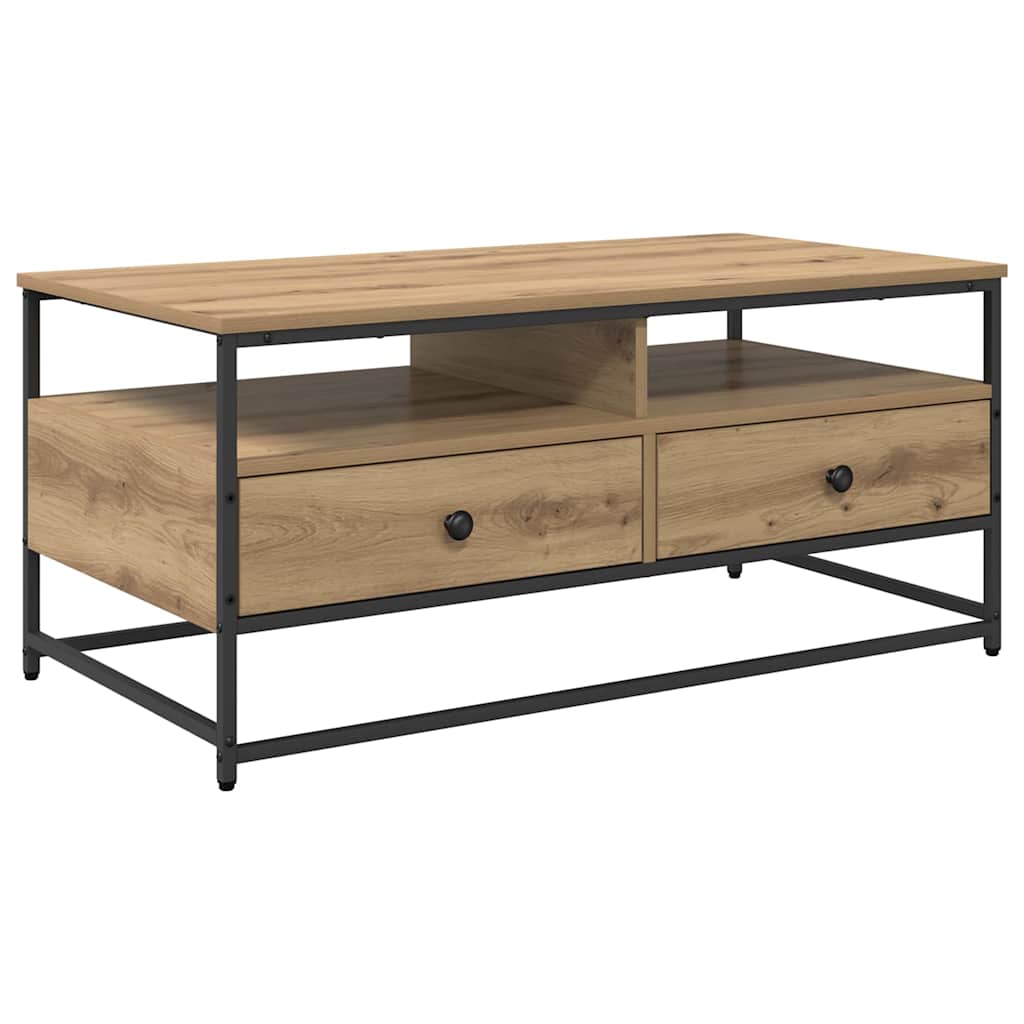 Τραπεζάκι σαλονιού με συρτάρι Artisan Oak 100 x 51 x 45 cm - Pakobazaar