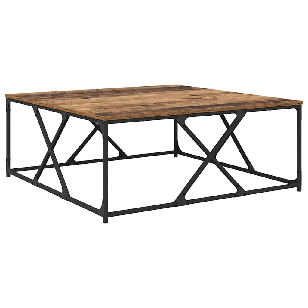 Τραπεζάκι σαλονιού Παλιό Ξύλο 100 x 100 x 40 cm - Pakobazaar