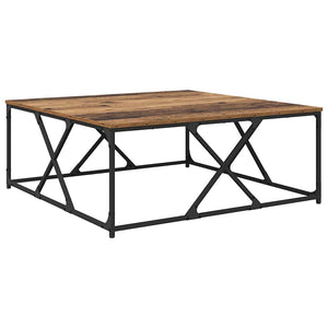 Τραπεζάκι σαλονιού Παλιό Ξύλο 100 x 100 x 40 cm - Pakobazaar