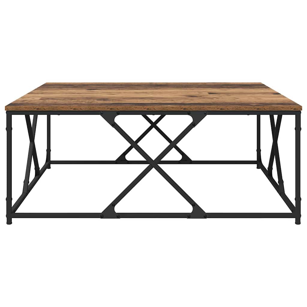Τραπεζάκι σαλονιού Παλιό Ξύλο 100 x 100 x 40 cm - Pakobazaar