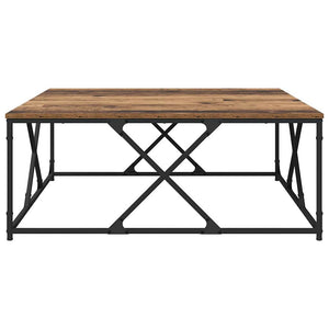 Τραπεζάκι σαλονιού Παλιό Ξύλο 100 x 100 x 40 cm - Pakobazaar