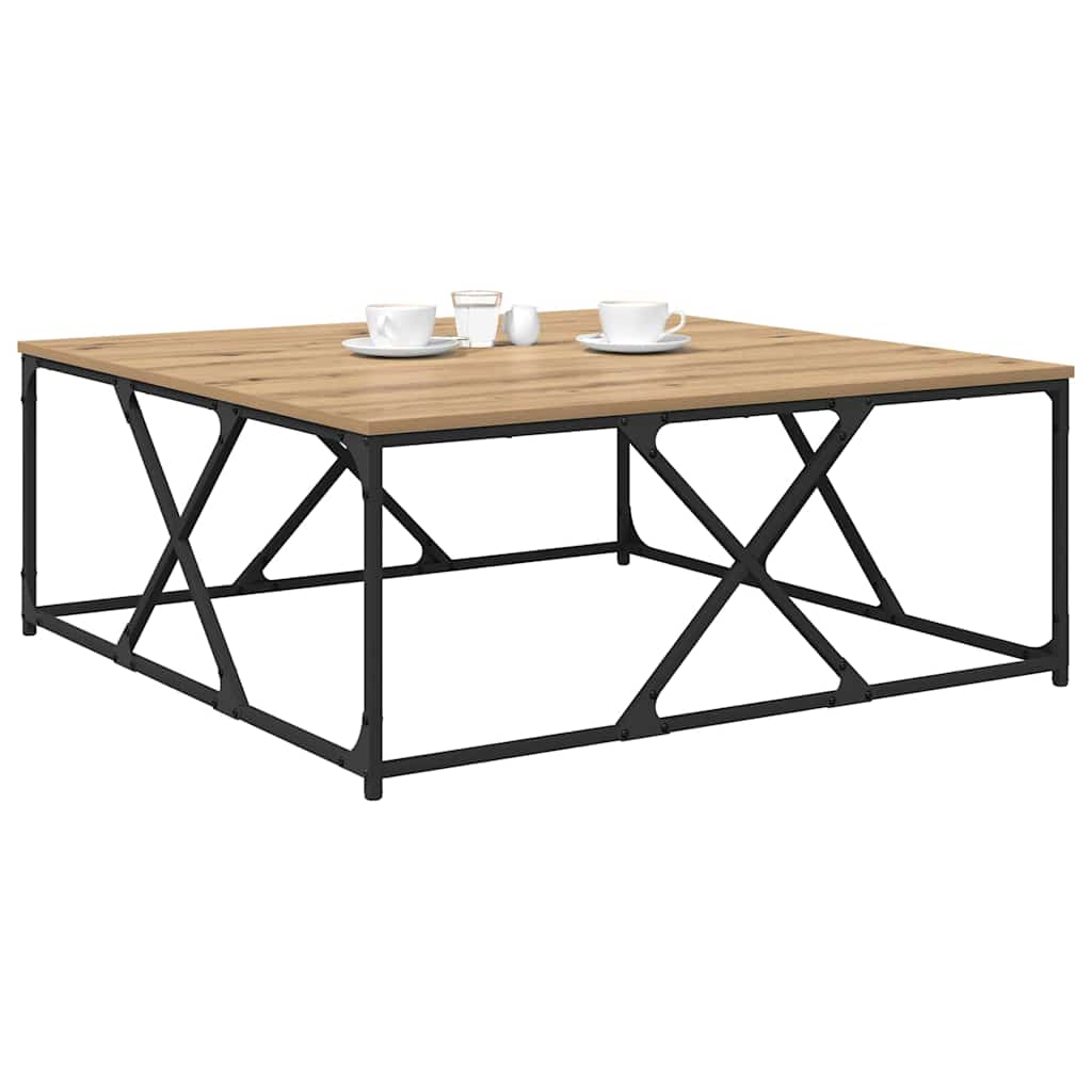 Τραπεζάκι σαλονιού Artisan Oak 100 x 100 x 40 cm - Pakobazaar