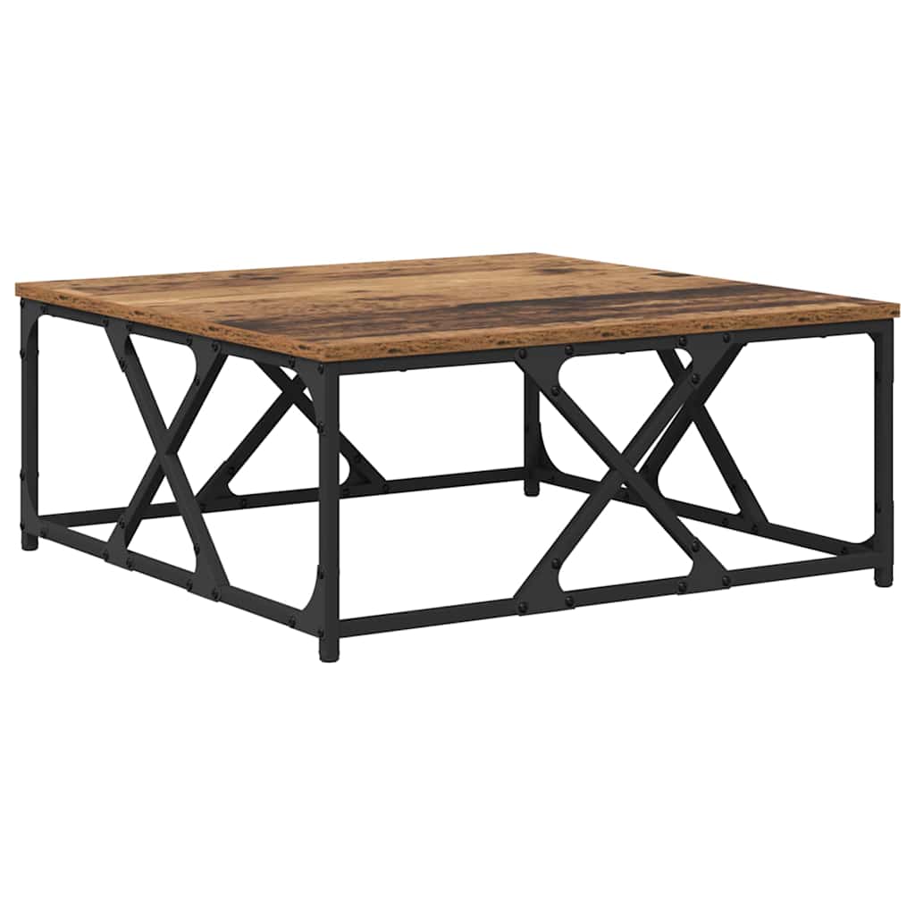 Τραπεζάκι σαλονιού Παλιό Ξύλο 70 x 70 x 30 cm - Pakobazaar