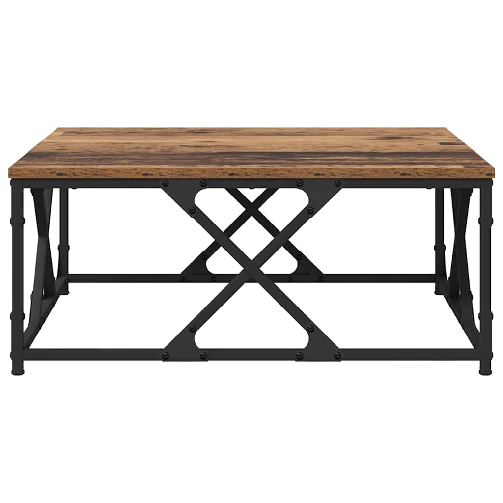 Τραπεζάκι σαλονιού Παλιό Ξύλο 70 x 70 x 30 cm - Pakobazaar