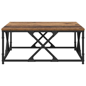 Τραπεζάκι σαλονιού Παλιό Ξύλο 70 x 70 x 30 cm - Pakobazaar